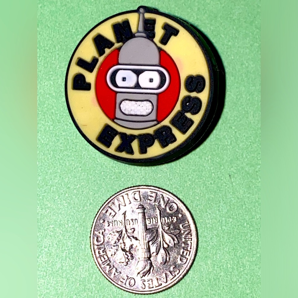 (10 for $15) Futurama Bender Planet Express Crocs Shoes Charms